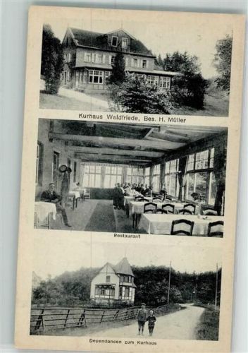 Martinstein Kurhaus Waldfrieden Restaurant-Saal Dependancen