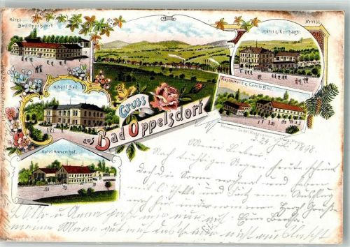 Bad Oppelsdorf 1898 Hotel zum Kurhaus Hotel Annenhof Albert-Bad Gasthaus Carola-Bad