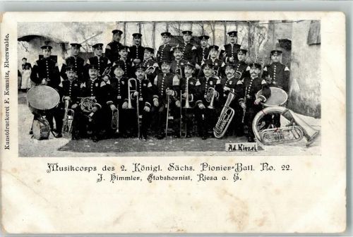 Riesa Musikcorps 2. Kgl. Sächs. Pionier-Batl. Nr. 102 Orchester Blechblasinstrumente