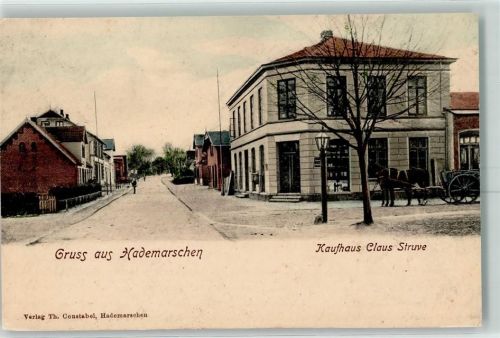 Hanerau-Hademarschen 1902 Kaufhaus Claus Struve