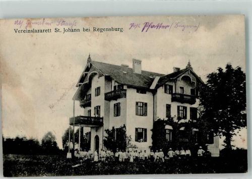 Pfatter 1918 Vereinslazarett St. Johann Verwundete Ort lt. Stempel