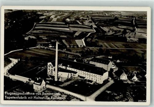 Bammental Tapetenfabrik Haltestelle Reilsheim Fliegeraufnahme