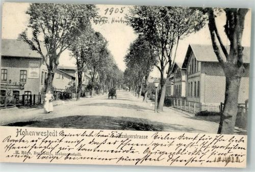 Hohenwestedt 1905 Itzehoerstraße Werbeschild Mohra