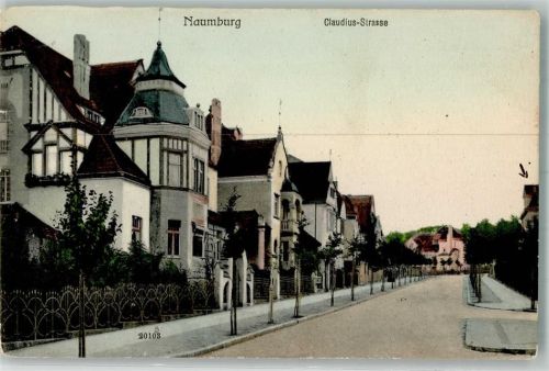Naumburg 1908 Claudius-Straße Villen