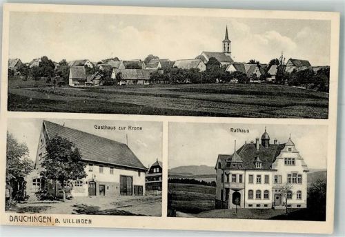 Dauchingen Rathaus Gasthaus zur Krone