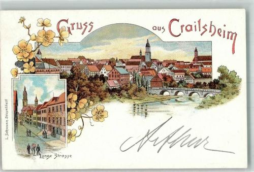 Crailsheim Lange Straße Jagst-Brücke