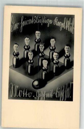 Mühlacker Der heiratslustige Kegelklub Gasthaus Scharfes Eck Ort handschriftlich