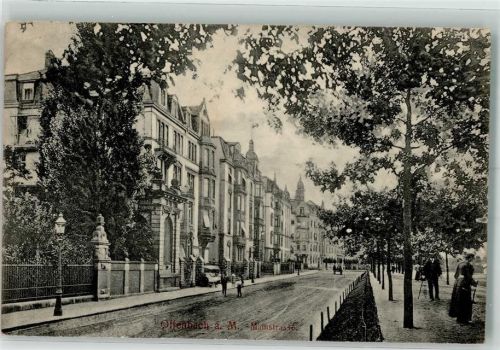 Offenbach 1907 Mainstraße Villen