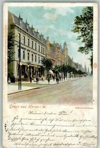 Herne 1903 Bahnhofstraße