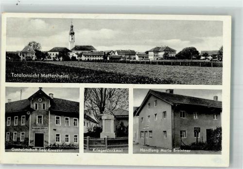 Mettenheim Kriegerdenkmal Gasthaus Kreuzer Handlung Breitner