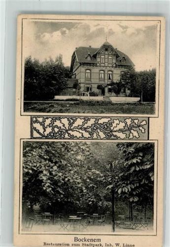 Bockenem 1911 Gasthaus zum Stadtpark Garten