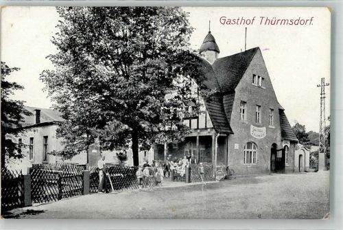 Königstein 1918 Gasthaus Thürmsdorf Baumblüte