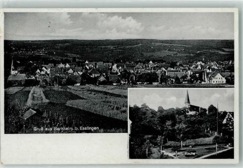 Berkheim Anlage mit Kirche