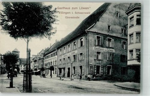 Villingen 1915 Gasthaus zum Löwen Oberestraße