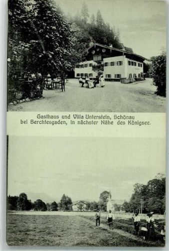 Schönau Gasthaus und Villa Unterstein Bauern Heuernte