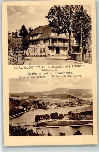 Herzhausen Edersee Gasthaus Carl Blöcher