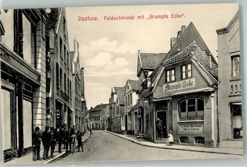 Itzehoe Feldschmiede m. Gasthaus Stumpfe Ecke Fahrrad