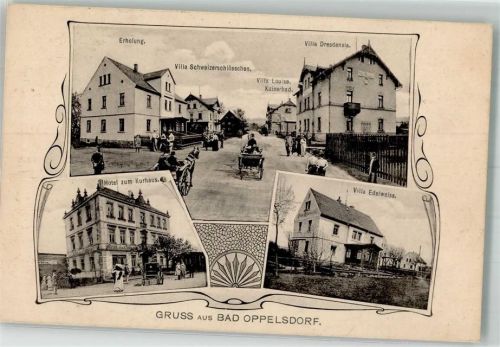 Bad Oppelsdorf Villa Erholung Villa Schweizerhäuschen Villa Edelweiß Hotel zum Kurhaus