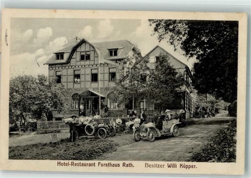 Rath 1909 Hotel-Gasthaus Forsthaus Rath Garten