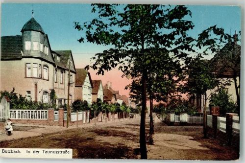 Butzbach 1917 Taunusstraße Villen