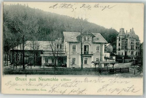 Neumühle 1904 Hotel-Gasthaus Neumühle