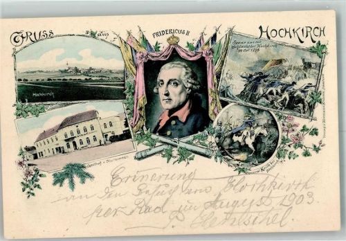 Hochkirch Portrait Friedrich II. Schlacht bei Hochkirch Gasthaus Heimreich