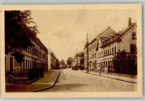 Glauchau Waldenburgerstraße Oldtimer Fahrrad