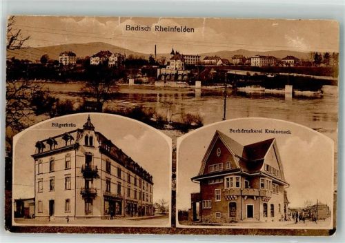 Rheinfelden Bilgerbräu Buchdruckerei Krauseneck