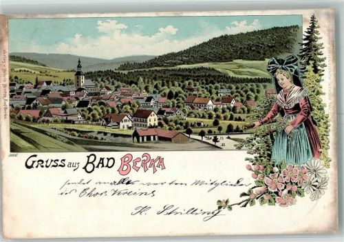 Bad Berka 1900 Volkstracht