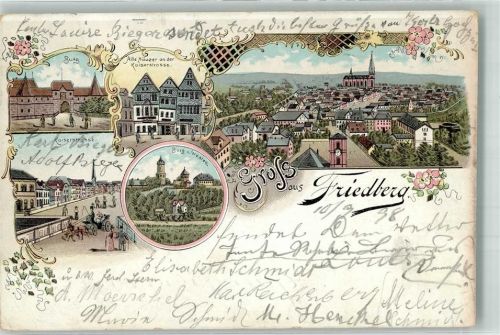 Friedberg 1898 Burg Kaiserstraße