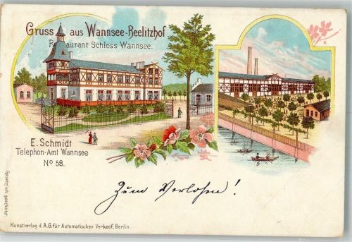 Wannsee Gasthaus Schloss Wannsee