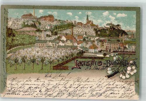 Leisnig 1901 Blüten Frühling