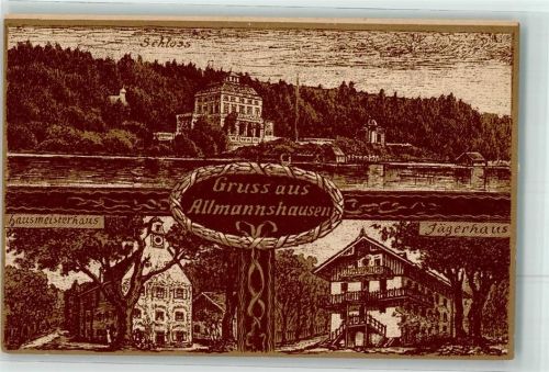 Allmannshausen Hausmeisterhaus Jägerhaus Zeichnung