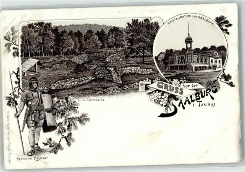 Saalburg Römischer Legionär Villa Caracalla Gasthaus zur Saalburg