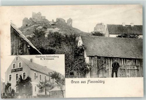 Flossenbürg Burgruine Gasthaus Schloßberg