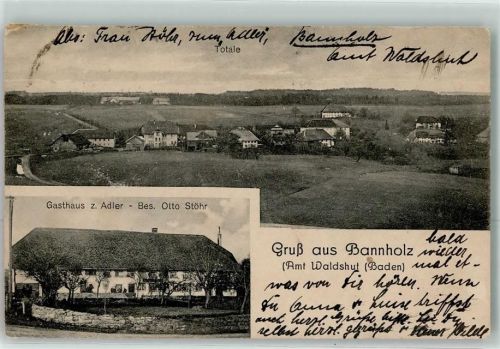Bannholz Gasthaus Zum Adler Otto Stöhr