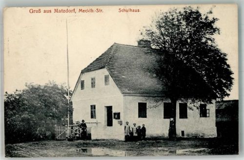 Matzdorf 1923 Schulhaus Inflationsporto