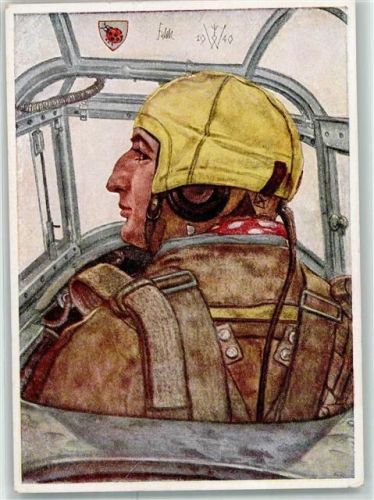 Unsere Luftwaffe Hauptmann Falck Staffelkapitän Jagdstaffel VdA P 1 R 7 Nr 3