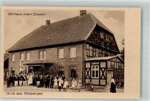 Feldbergen Gasthaus Bremer Gruppenfoto Corpsstudenten