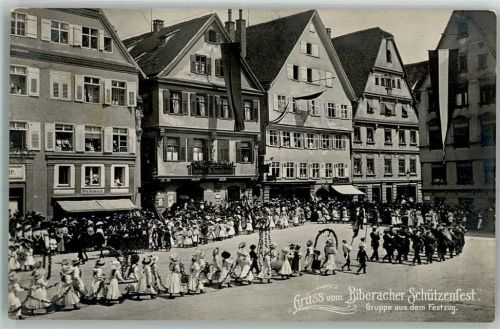 Biberach 1914 Biberacher Schützenfest Kindergruppe Nachporto