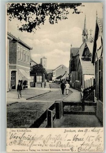 Borkum 1905 Kirchstraße
