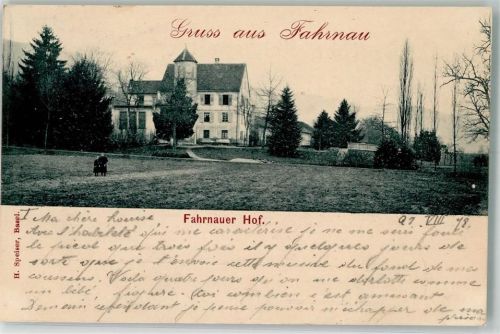 79650 W7860 Fahrnau 1898 - Fahrnauer Hof Villa