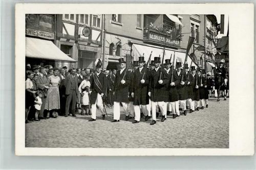 Einbeck Schützenfest Festzug Schützenparade Ort handschriftlich
