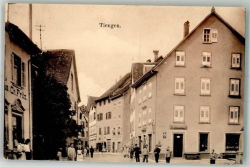 Tiengen 1921 Tiengener Dorfstrasse