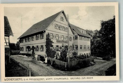 Wörnersberg Gasthaus zum Anker Foto AK