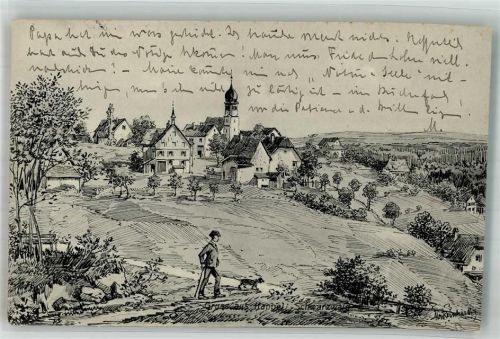Kappel St. Gallus-Kirche Dackel signiert