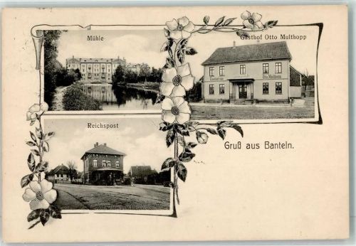 Banteln Mühle Gasthaus Multhopp Reichspost Bahnpost Zug 737