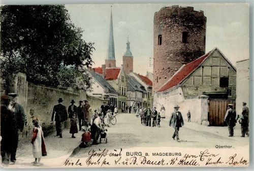Burg 1905 Oberthor Berliner Torturm
