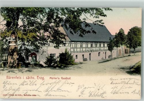 Bärenfels 1909 Gasthaus Müller