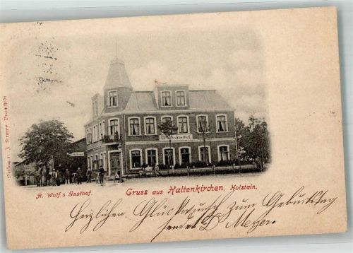 Kaltenkirchen 1900 Gasthaus Wulf